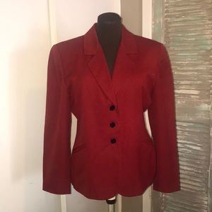 Deep Red Bussiness Blazer